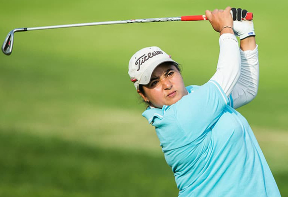 Amandeep Drall leads the Indians on the First Day of the Hero Women's Indian Open