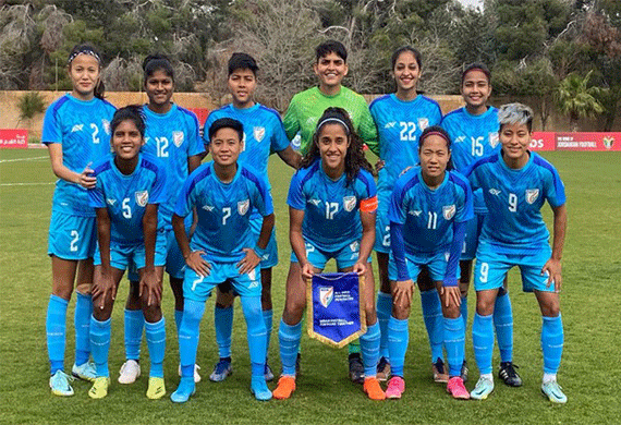Indian women Football Team draws 0-0 with Jordan in second international football friendly